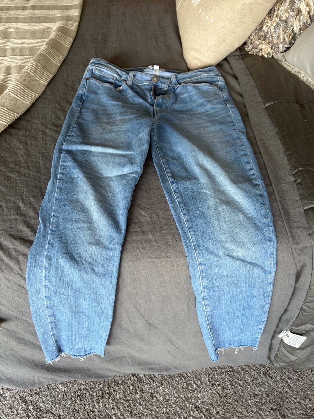 PAIGE Light Blue Boyfriend Jeans